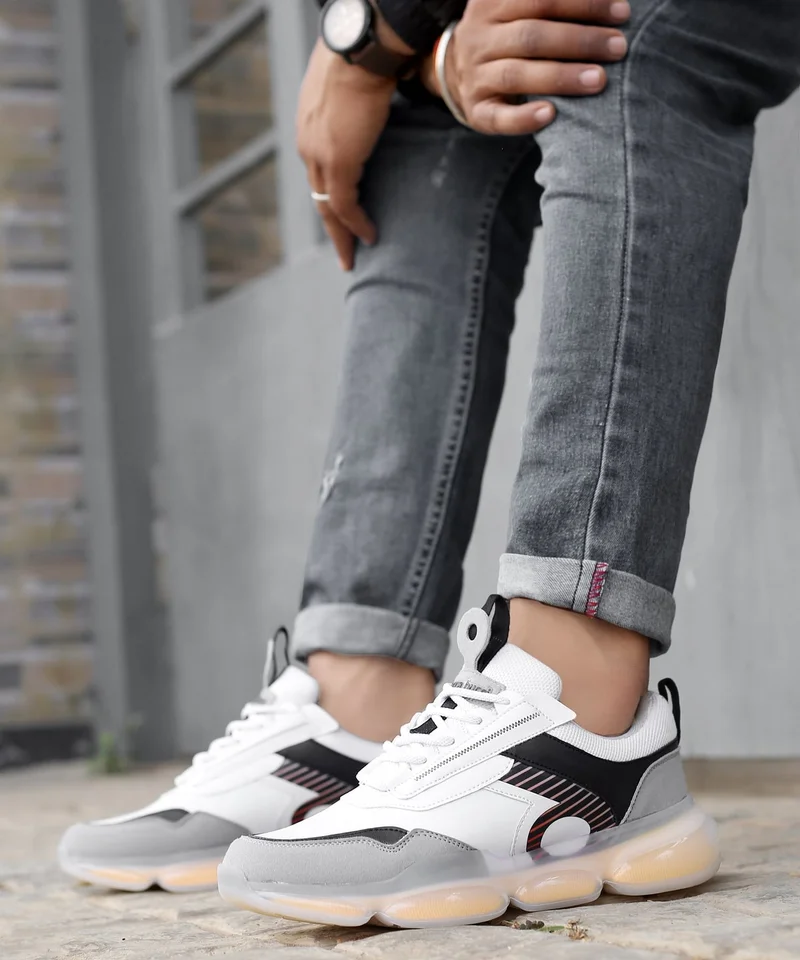 Bacca Bucci WHITE Viking Sneakers for Men | Best Price UAE